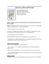 The Doll Shop Downstairs Historical Fiction Lesson