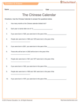 Understanding the Chinese Calendar