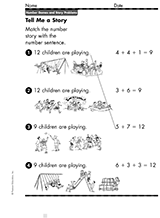 Tell Me a Story: Number Sentences