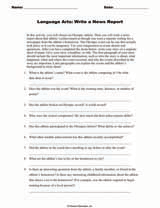 Language Arts: Write a News Report