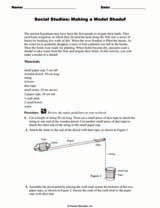 Social Studies: Making a Model Shaduf