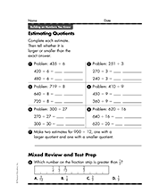 Estimating Quotients
