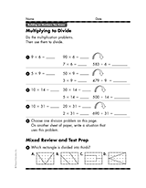 Multiplying to Divide